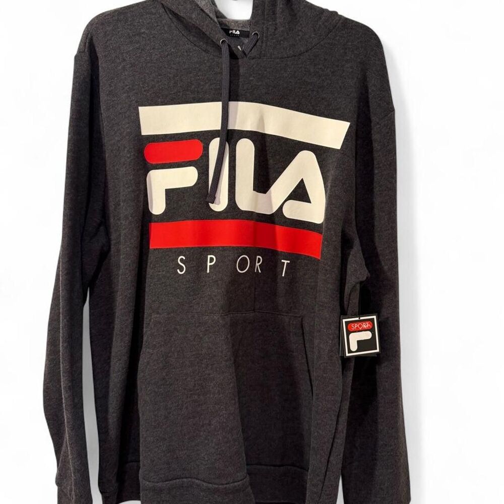 Fila Men's Grey Hoodie